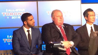 Rob Ford and Drake Side by Side Is a Thing of Beauty and Importance